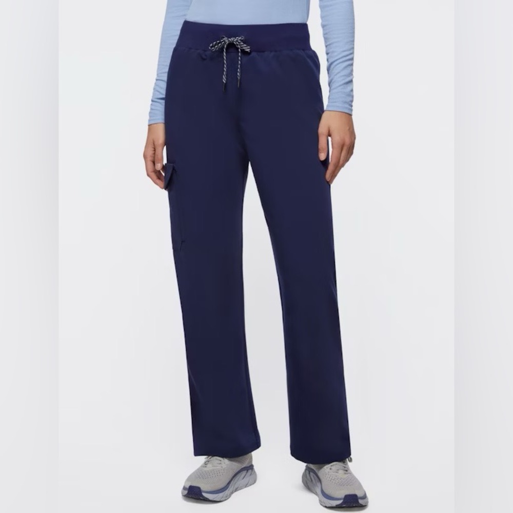 JAANUU Navy Blue Scrub Pant